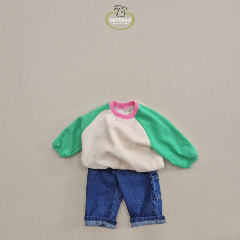 Soybean - Korean Children Fashion - #fashionkids - Fleece Work Denim Pants - 9