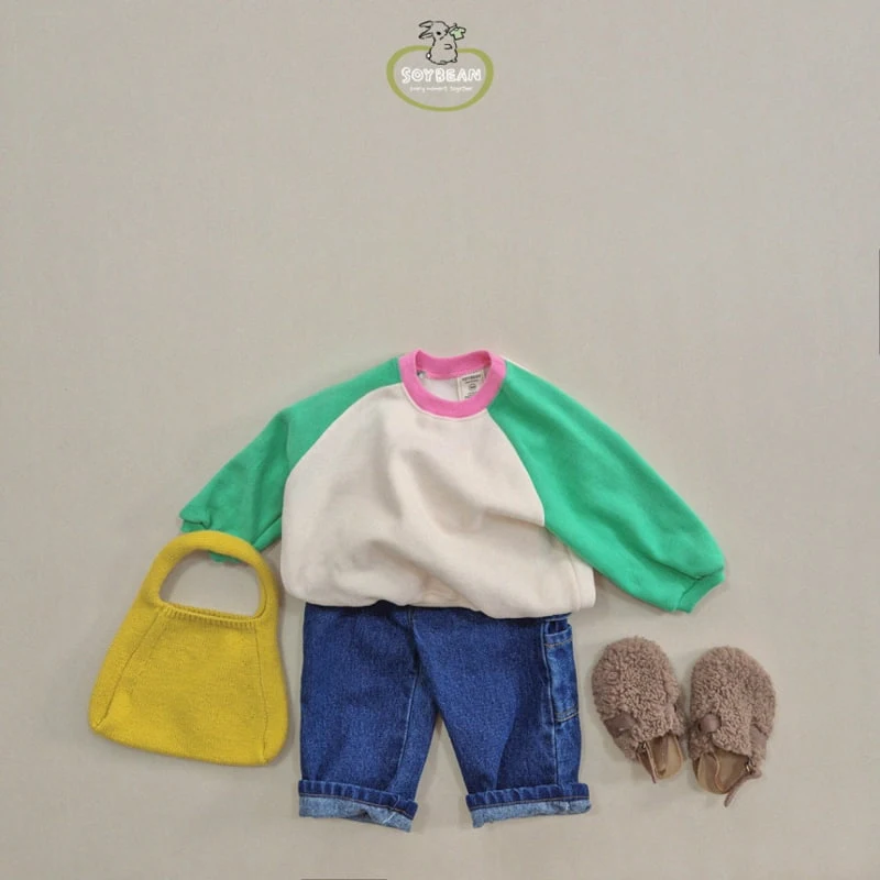 Soybean - Korean Children Fashion - #discoveringself - Raglan Fleece Sweatshirt - 4