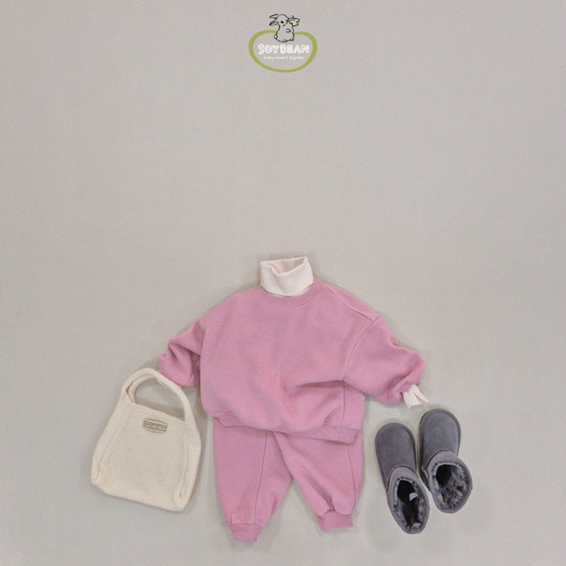 Soybean - Korean Children Fashion - #fashionkids - Fleece Lollipop Top Bottom Set - 5