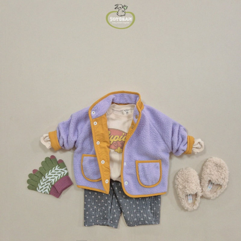 Soybean - Korean Children Fashion - #fashionkids - Reversible Fleece Jacket - 3