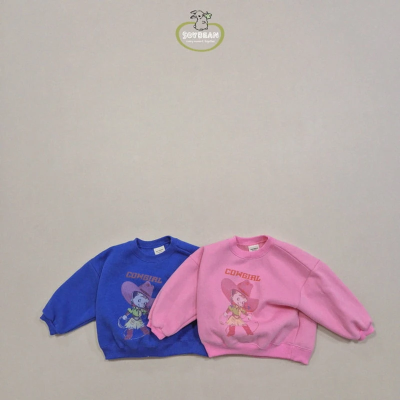 Soybean - Korean Children Fashion - #fashionkids - Fleece Cowgirl Sweatshirt