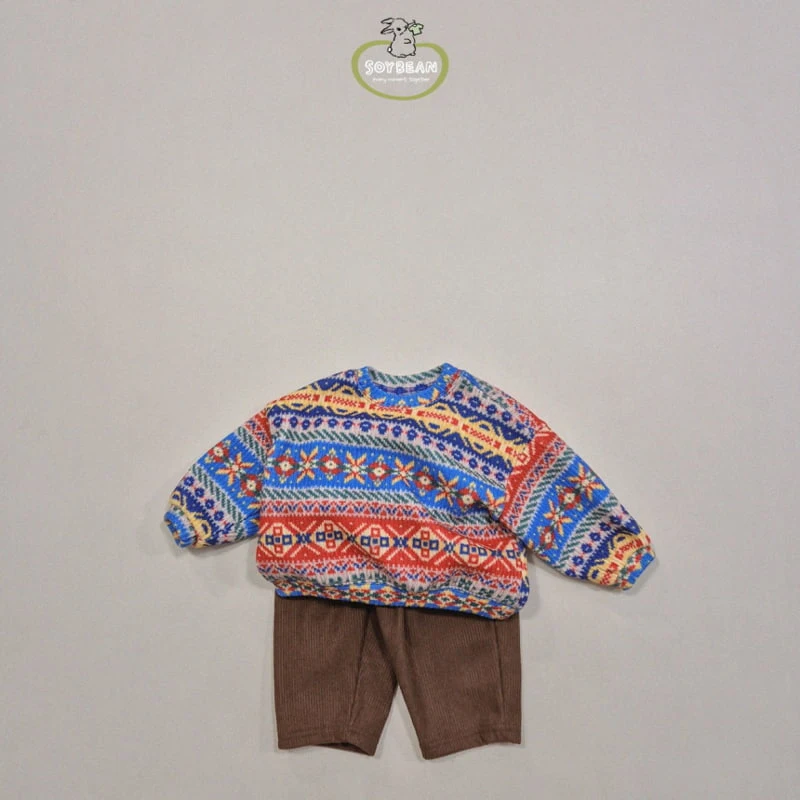 Soybean - Korean Children Fashion - #kidsshorts - Pattern Knit - 8