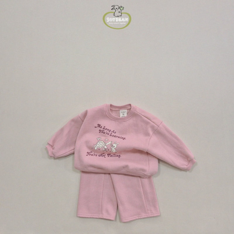 Soybean - Korean Children Fashion - #kidsshorts - Bunny Turtle Fleece Top Bottom Set - 7