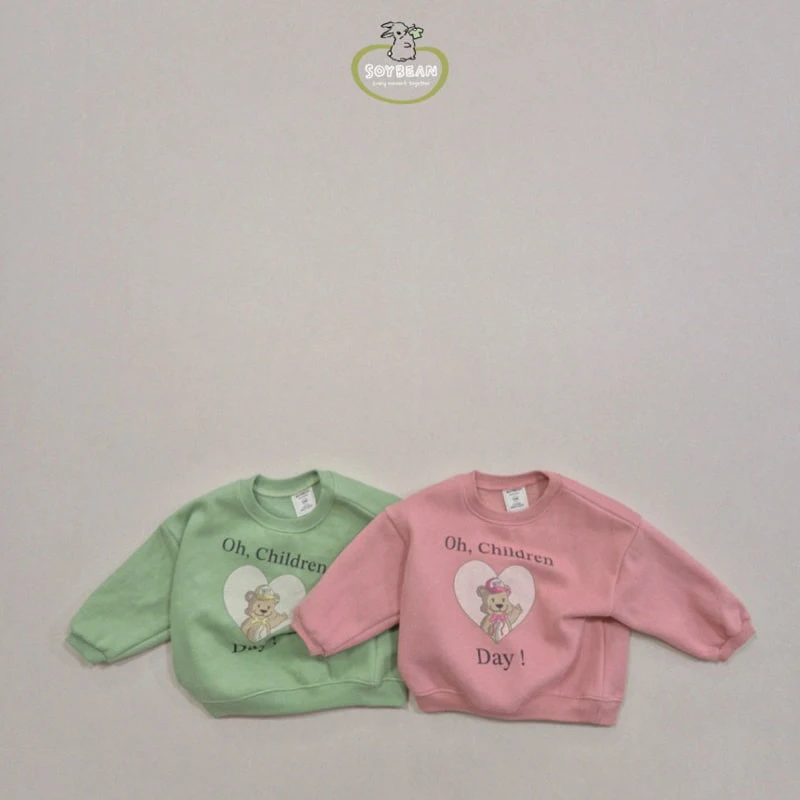 Soybean - Korean Children Fashion - #kidsshorts - Children Fleece Sweatshirt