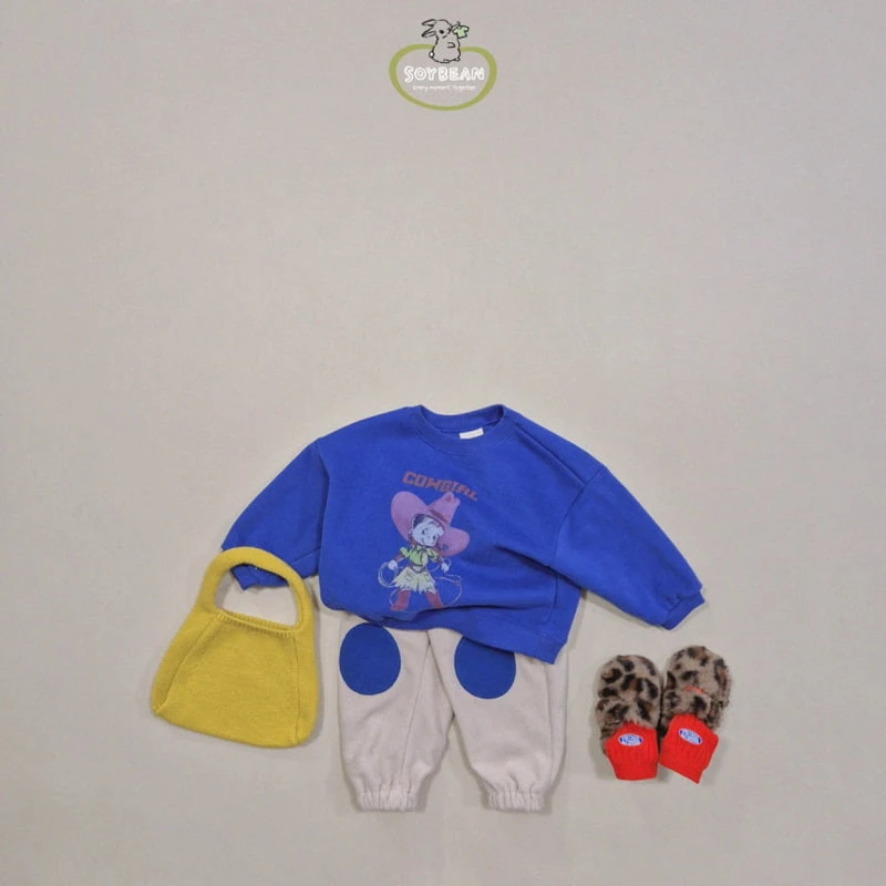 Soybean - Korean Children Fashion - #kidsshorts - Fleece Cowgirl Sweatshirt - 2