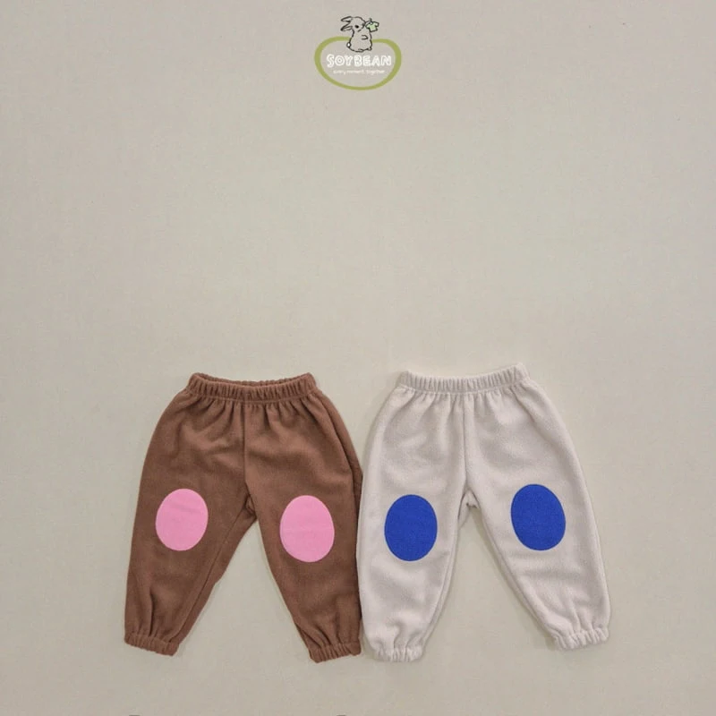 Soybean - Korean Children Fashion - #kidsshorts - Bbangtteok Fleece Jogger Pants