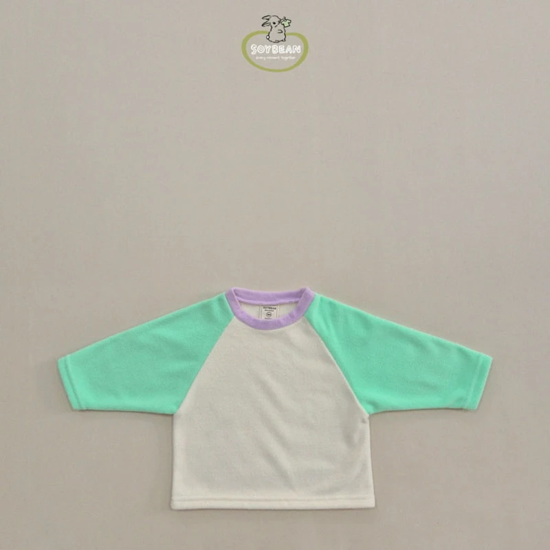 Soybean - Korean Children Fashion - #kidsshorts - Fleece Raglan Tee - 10