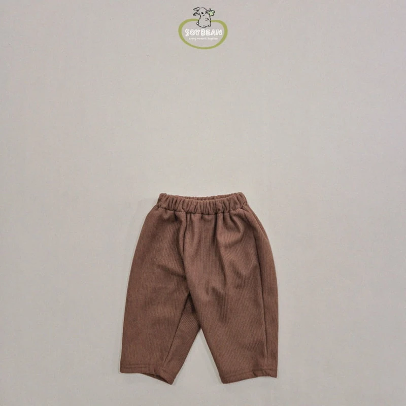 Soybean - Korean Children Fashion - #kidsshorts - Winter Daily Corduroy Pants - 9