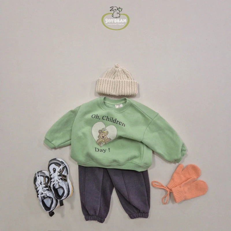 Soybean - Korean Children Fashion - #kidsstore - Children Fleece Sweatshirt - 2