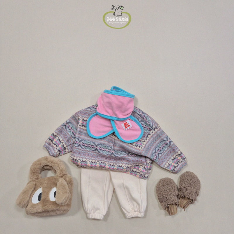 Soybean - Korean Children Fashion - #kidsstore - Teddy Fleece Muffler - 3