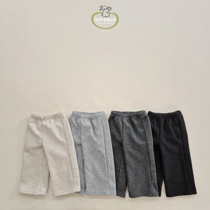 Soybean - Korean Children Fashion - #kidsstore - Cozy Fleece Pants