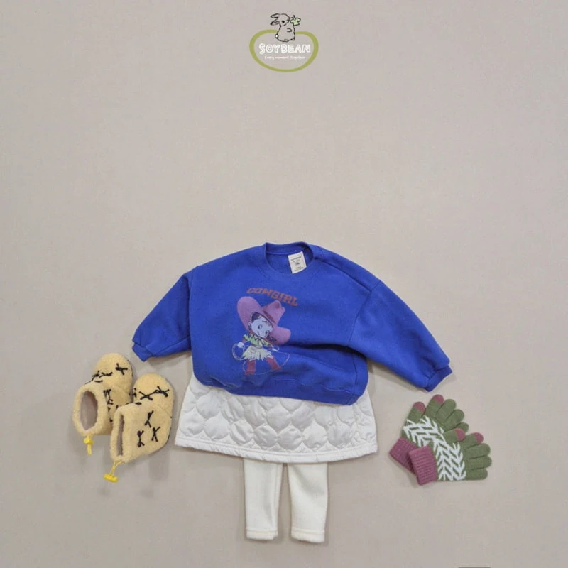 Soybean - Korean Children Fashion - #kidsstore - Fleece Cowgirl Sweatshirt - 4