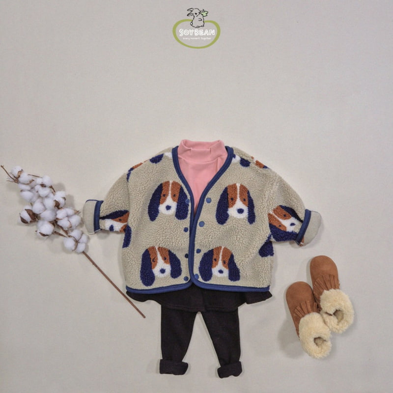 Soybean - Korean Children Fashion - #kidzfashiontrend - Doggy Fleece Jacket - 3