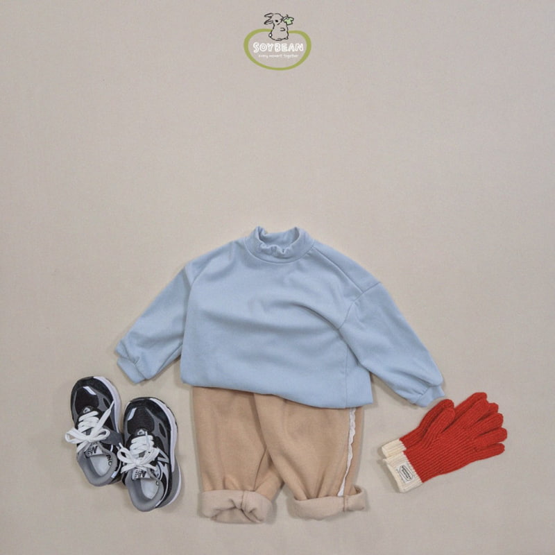 Soybean - Korean Children Fashion - #littlefashionista - Fleece Lace Pants - 3