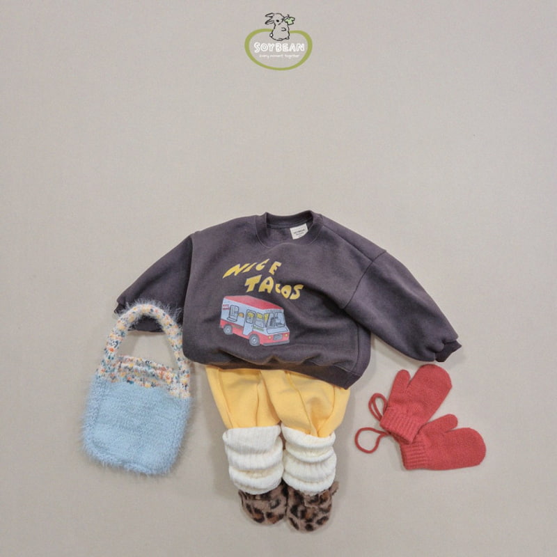 Soybean - Korean Children Fashion - #littlefashionista - Fleece Pintuck Jogger Pants - 2