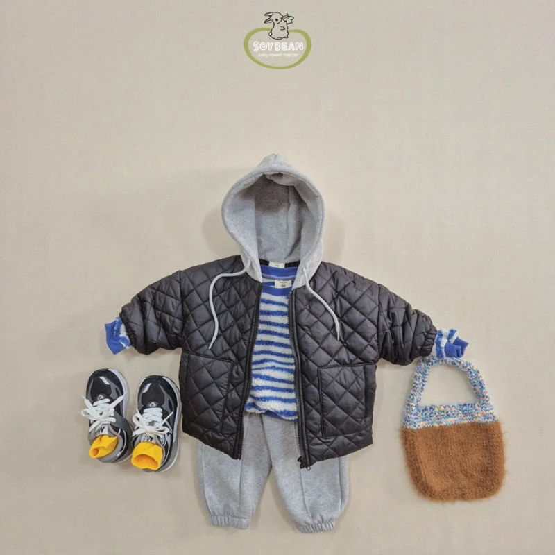 Soybean - Korean Children Fashion - #littlefashionista - Hooded Wide Jumper - 2