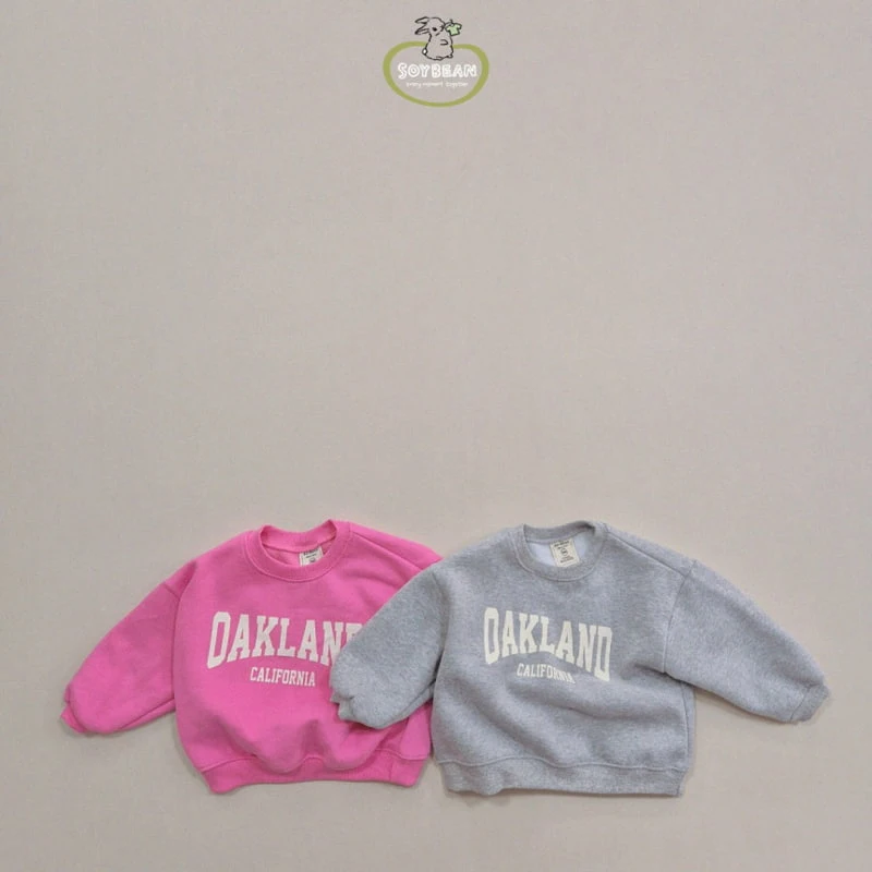 Soybean - Korean Children Fashion - #magicofchildhood - Fleece Auckland Sweatshirt