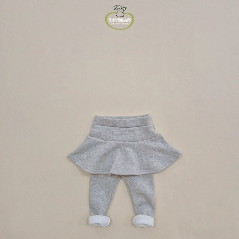 Soybean - Korean Children Fashion - #magicofchildhood - Soft Bootcut Skirt Leggings - 6