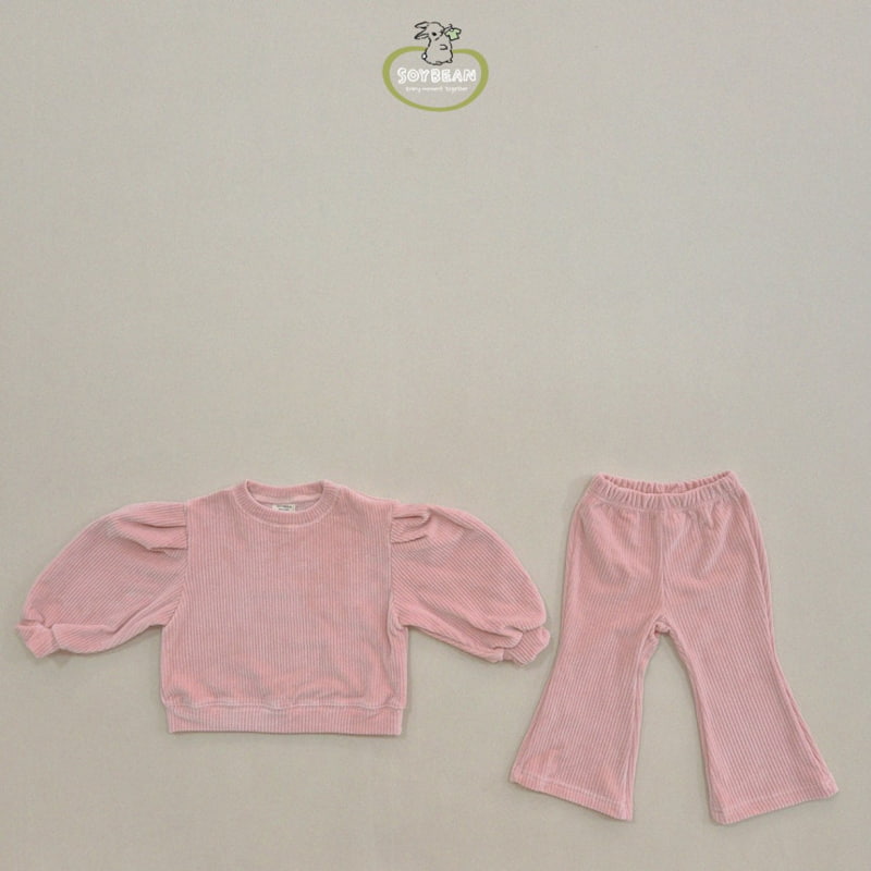 Soybean - Korean Children Fashion - #magicofchildhood - Mink Bootcut Top Bottom Set - 8