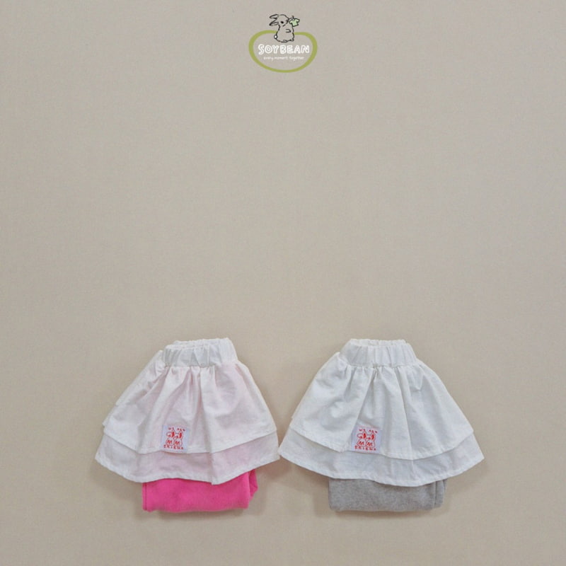 Soybean - Korean Children Fashion - #magicofchildhood - Skirt Layered Jogger Pants - 7