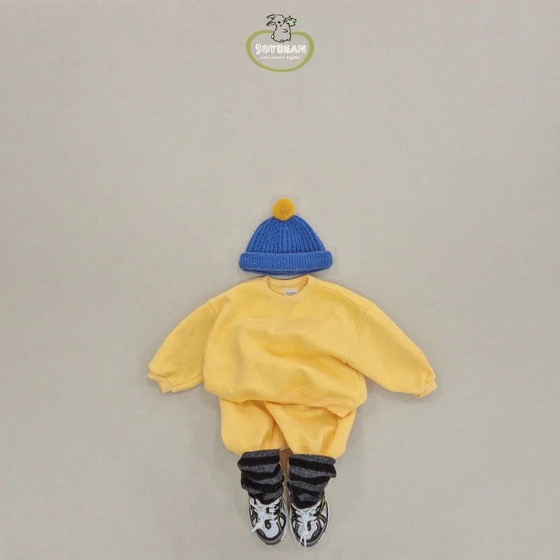 Soybean - Korean Children Fashion - #magicofchildhood - Fleece Lollipop Top Bottom Set - 11