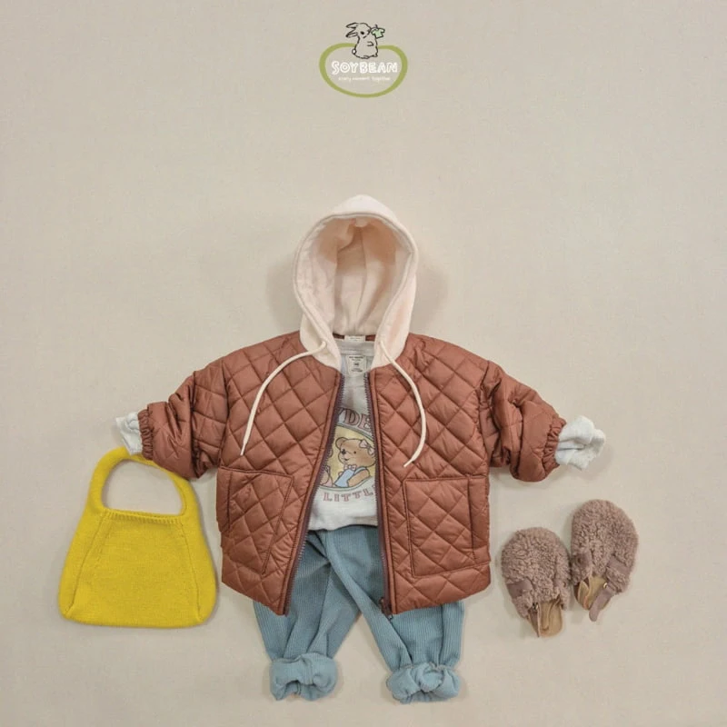 Soybean - Korean Children Fashion - #magicofchildhood - Hooded Wide Jumper - 3