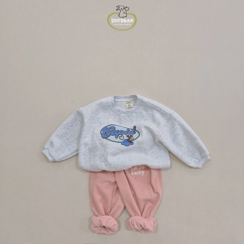 Soybean - Korean Children Fashion - #magicofchildhood - Fleece Cupid Sweatshirt - 9