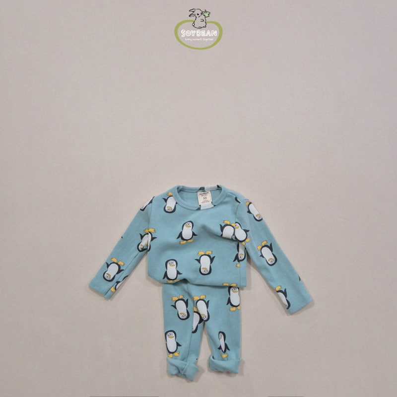 Soybean - Korean Children Fashion - #magicofchildhood - Brushed Penguin Loungewear - 8