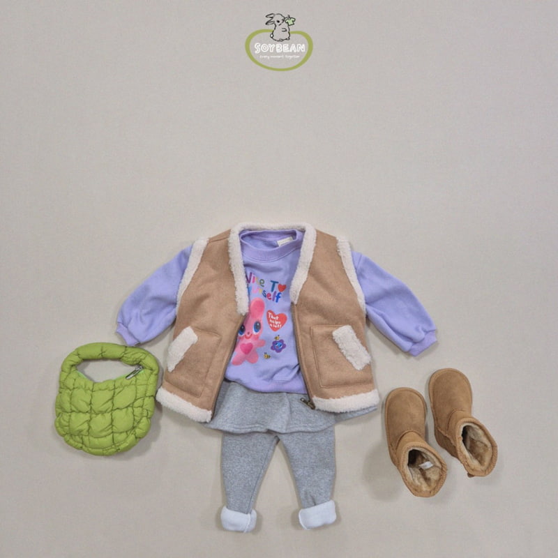 Soybean - Korean Children Fashion - #littlefashionista - Fleece Mustang Vest - 4