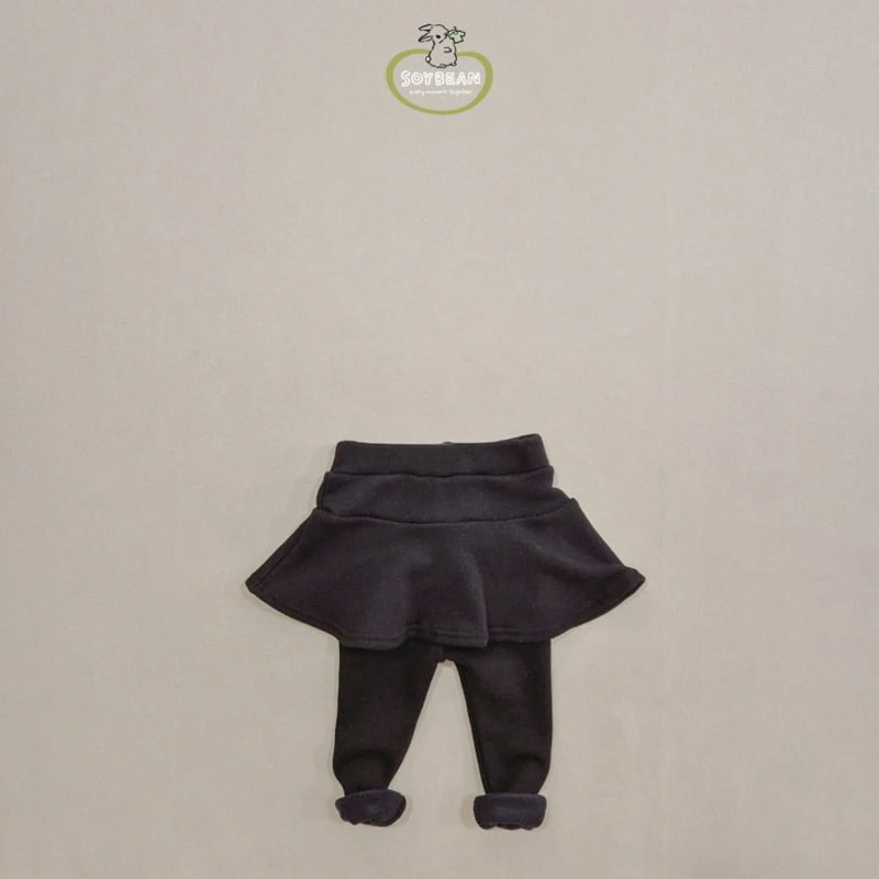 Soybean - Korean Children Fashion - #minifashionista - Soft Bootcut Skirt Leggings - 7