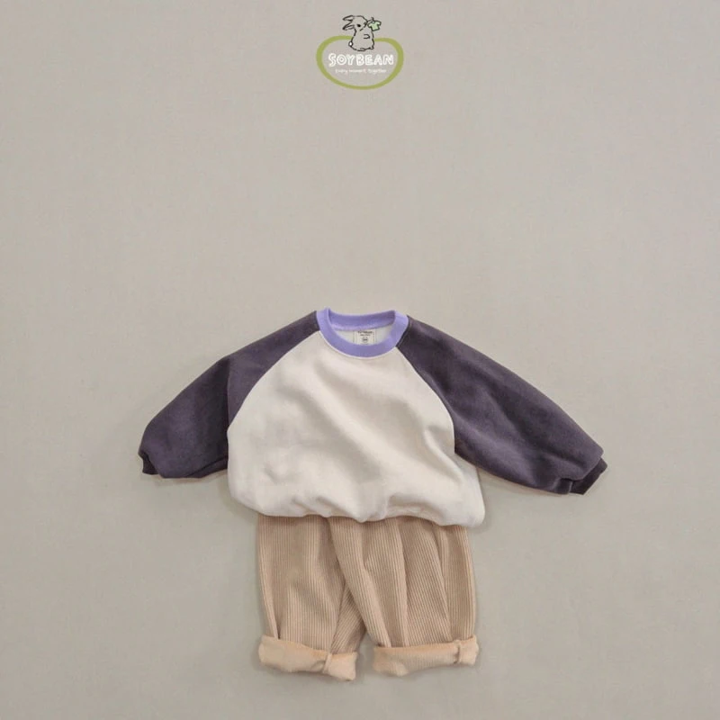 Soybean - Korean Children Fashion - #minifashionista - Raglan Fleece Sweatshirt - 11