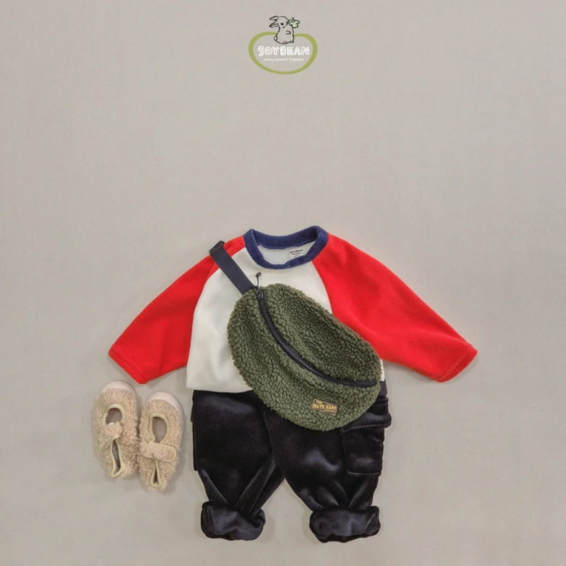 Soybean - Korean Children Fashion - #minifashionista - Fleece Raglan Tee - 2