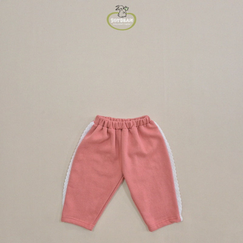 Soybean - Korean Children Fashion - #prettylittlegirls - Fleece Lace Pants - 6