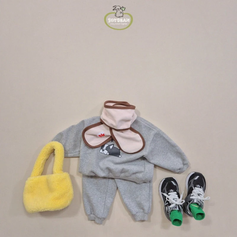 Soybean - Korean Children Fashion - #minifashionista - Fleece Siesta Loungewear - 4