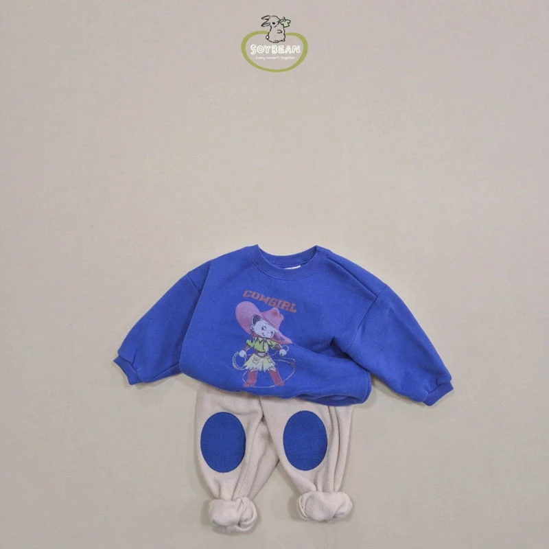 Soybean - Korean Children Fashion - #prettylittlegirls - Fleece Cowgirl Sweatshirt - 9