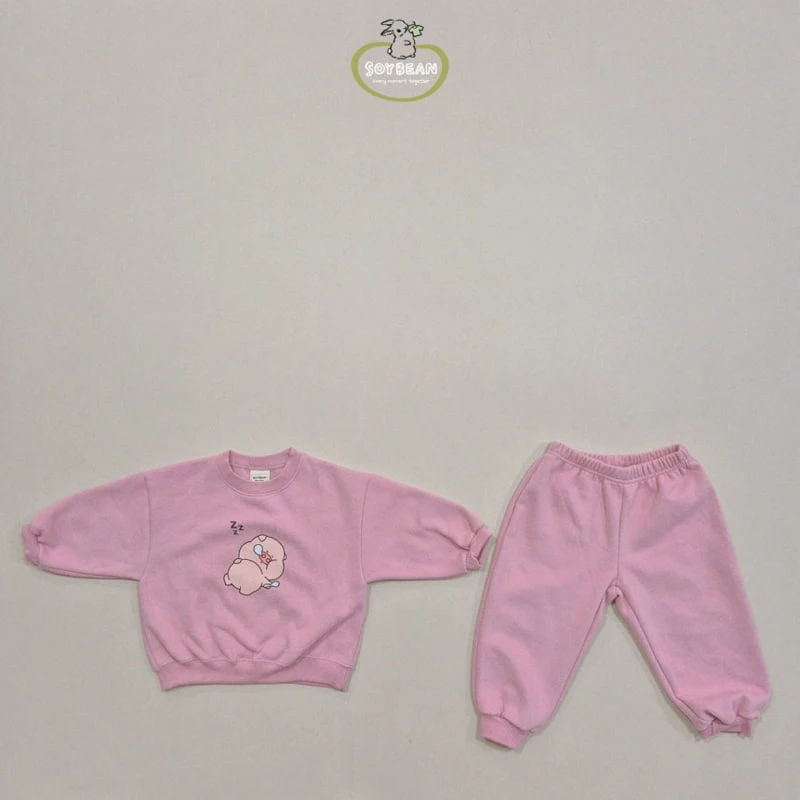 Soybean - Korean Children Fashion - #stylishchildhood - Fleece Siesta Loungewear - 7