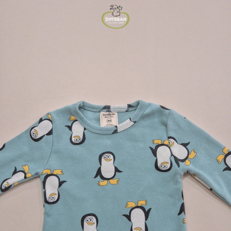 Soybean - Korean Children Fashion - #todddlerfashion - Brushed Penguin Loungewear - 11