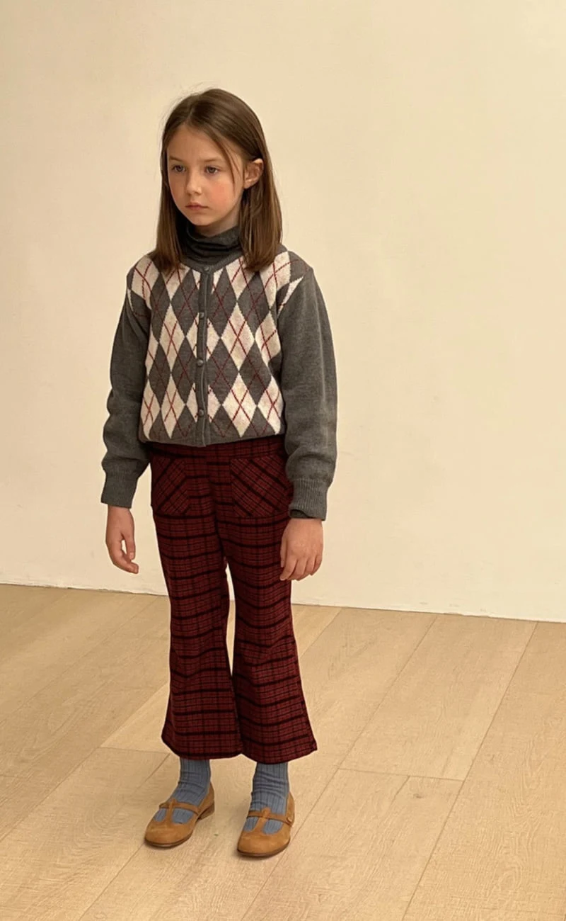 Soye - Korean Children Fashion - #Kfashion4kids - Bell Warm Check Pants - 7