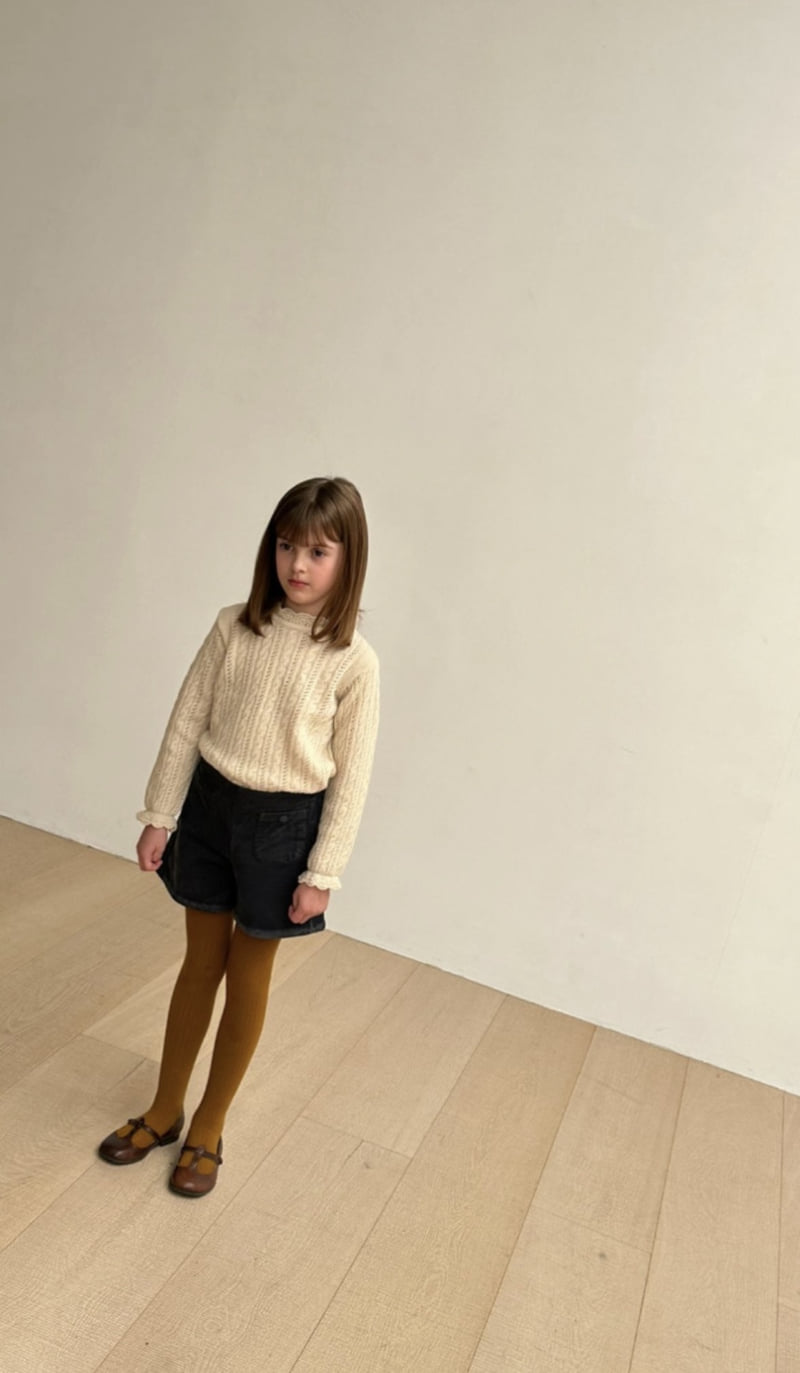 Soye - Korean Children Fashion - #kidsshorts - Ler Twisted Knit - 3