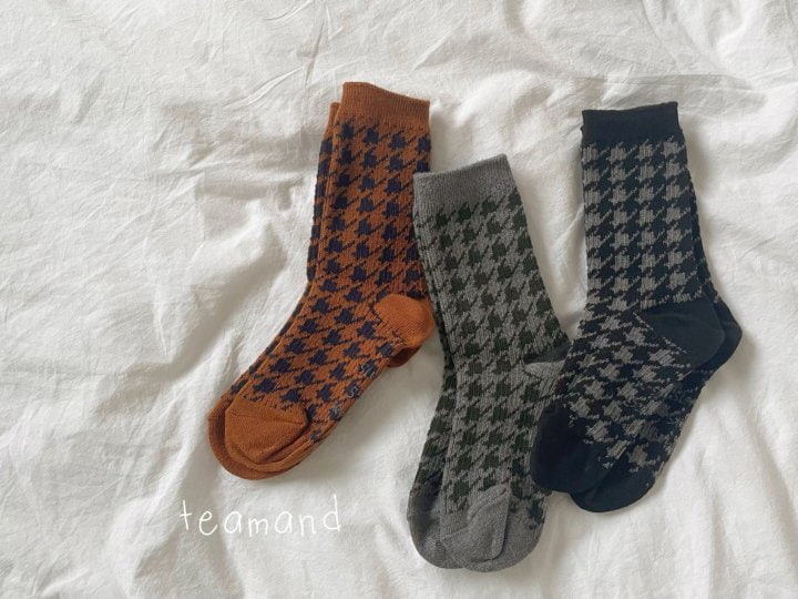 Teamand - Korean Children Fashion - #childofig - Classic Sock Set With Mom