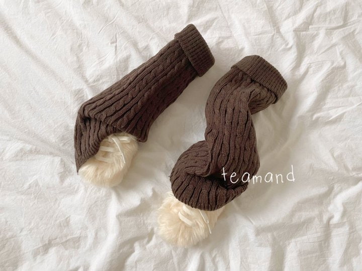 Teamand - Korean Children Fashion - #childofig - Cable Leg Warmers - 2