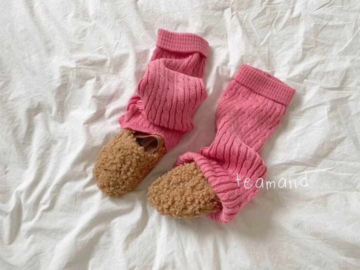 Teamand - Korean Children Fashion - #discoveringself - Cable Leg Warmers - 6