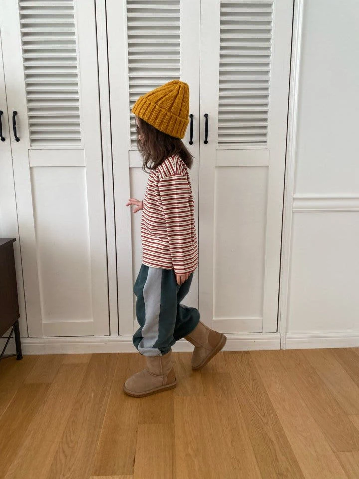 The Little Ove - Korean Children Fashion - #childofig - Soft Stripe Tee - 4