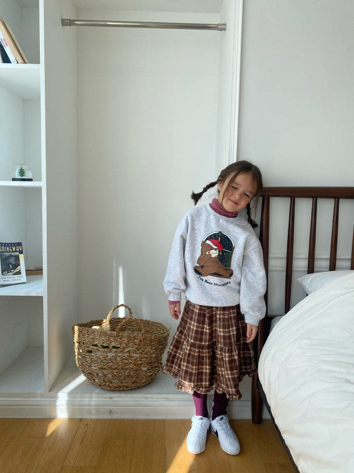 The Little Ove - Korean Children Fashion - #fashionkids - Check Skirt - 3