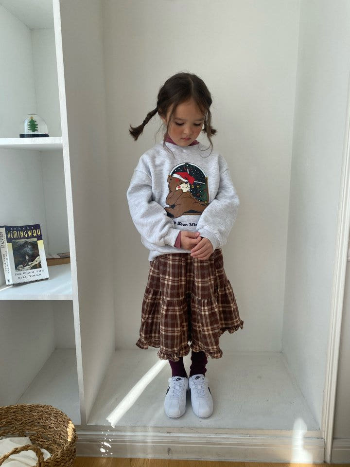 The Little Ove - Korean Children Fashion - #kidsstore - Check Skirt - 5