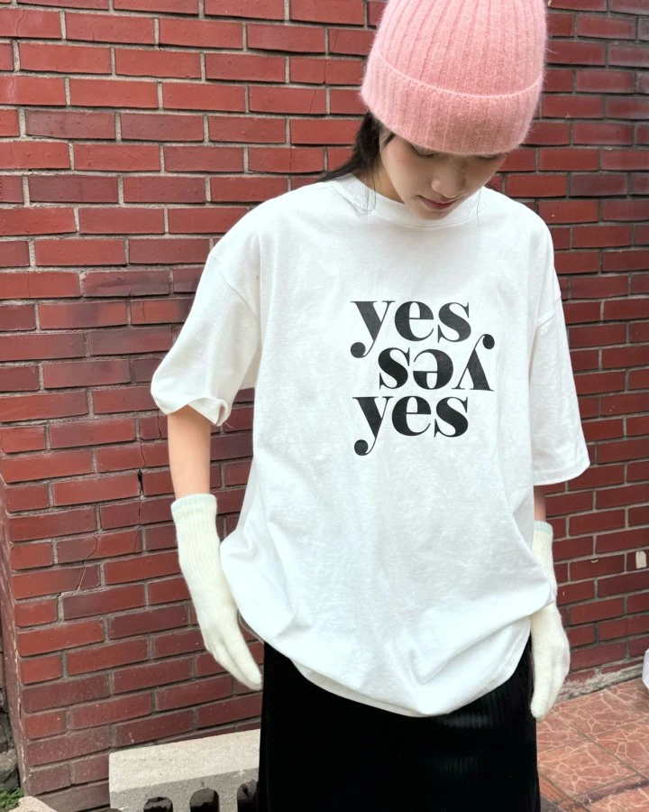 Theres - Korean Women Fashion - #momslook - Yes Tee - 6