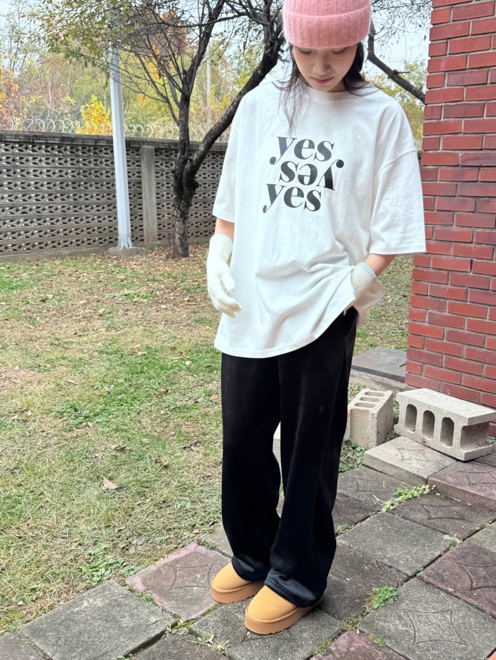 Theres - Korean Women Fashion - #momslook - Yes Tee - 7