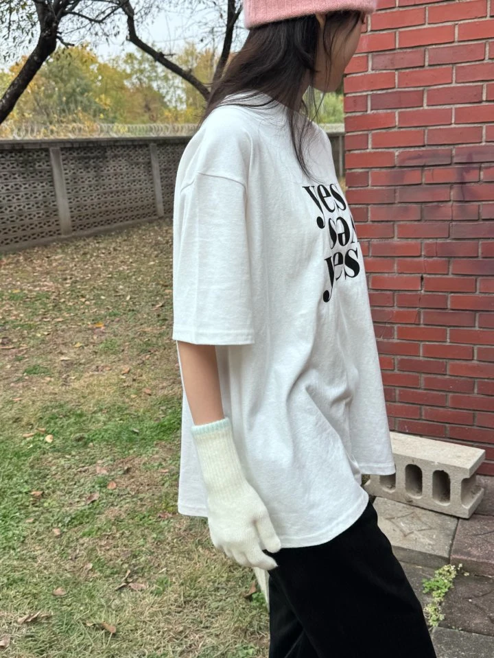 Theres - Korean Women Fashion - #momslook - Yes Tee - 8