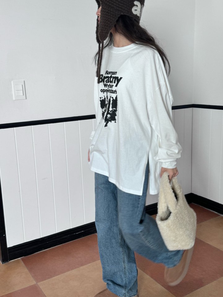 Theres - Korean Women Fashion - #momslook - Roman Tee - 2