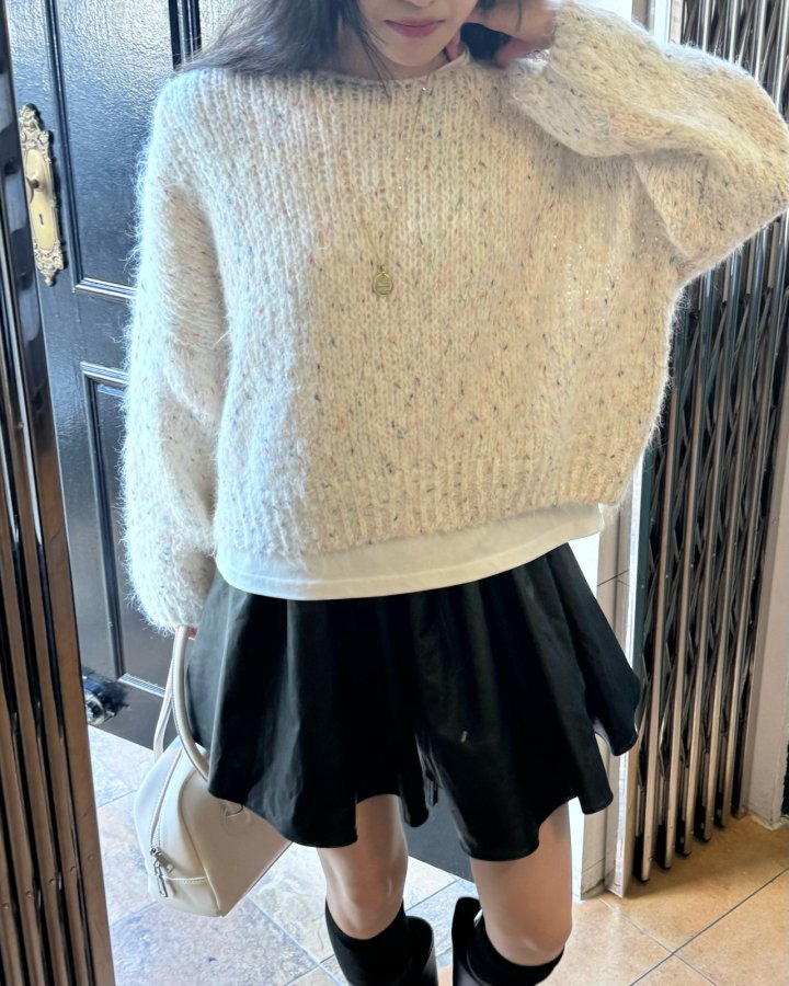 Theres - Korean Women Fashion - #pursuepretty - Wool Bocassi Sweater - 3